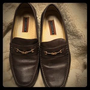 Florsheim brown leather Horse Bit Moc